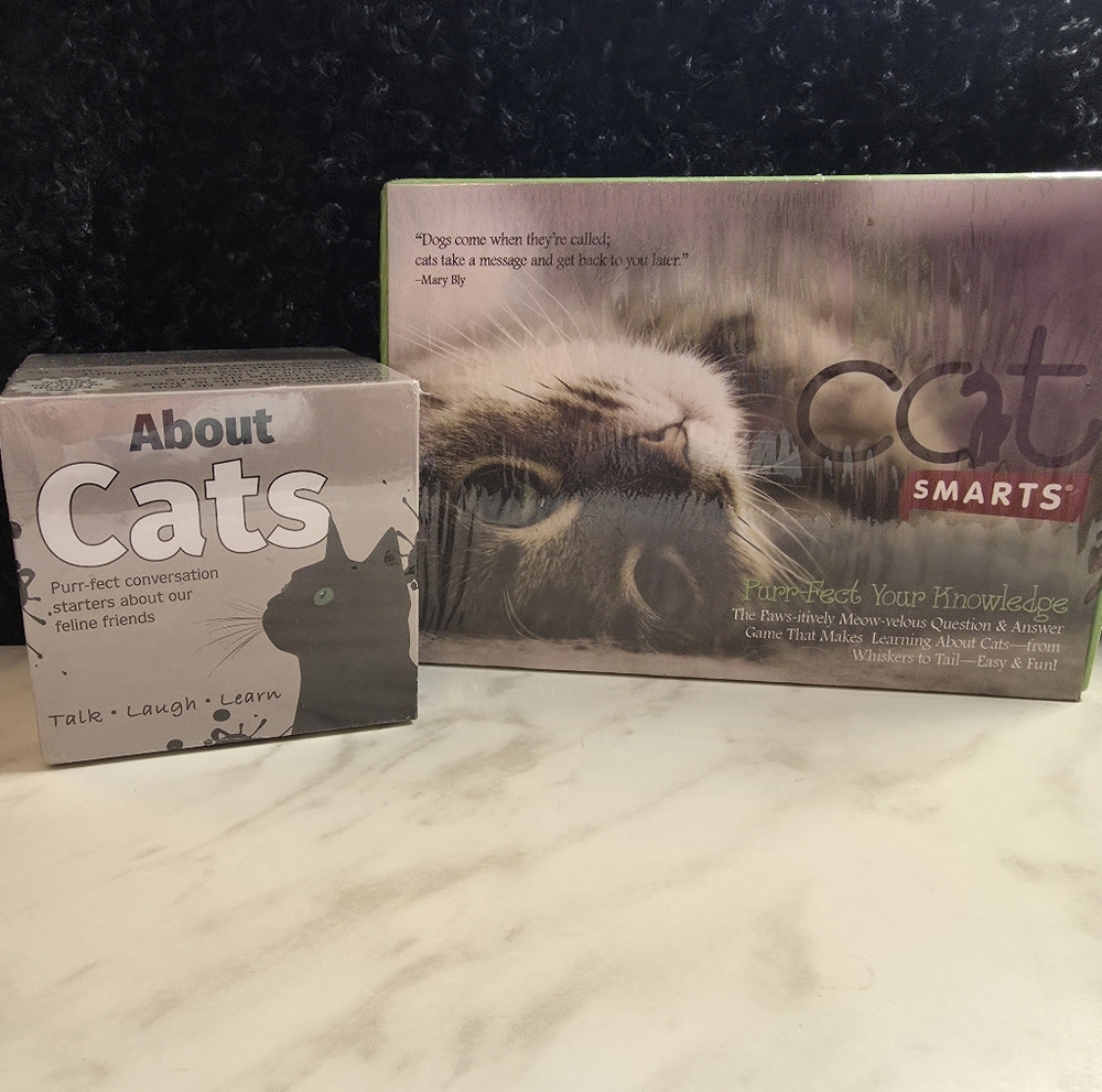 🍨Cat Smarts and About Cats Game Set🍨